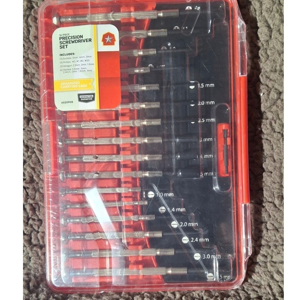 16 Piece Precision Screwdriver Set Electronics Tool